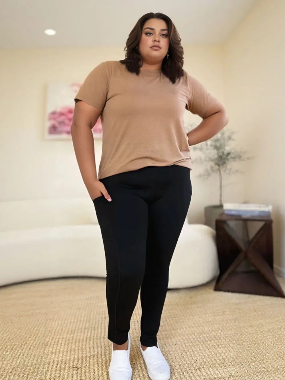 Wide Waistband Sports Leggings - Bela Fils BoutiqueBela Fils Boutique